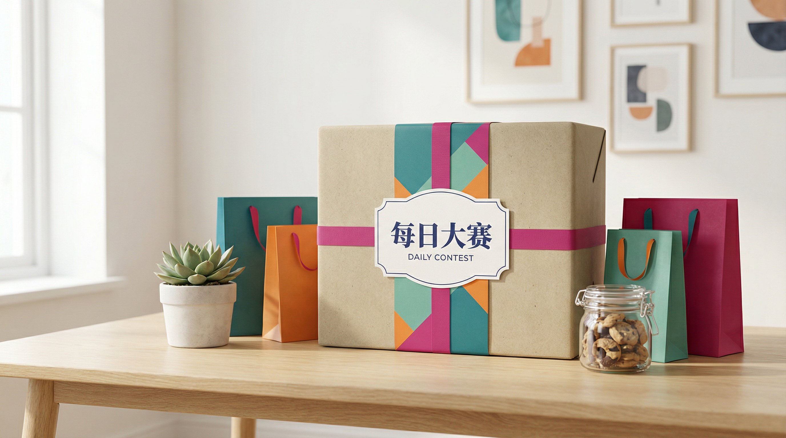 每日大赛品牌送礼场景视频演示